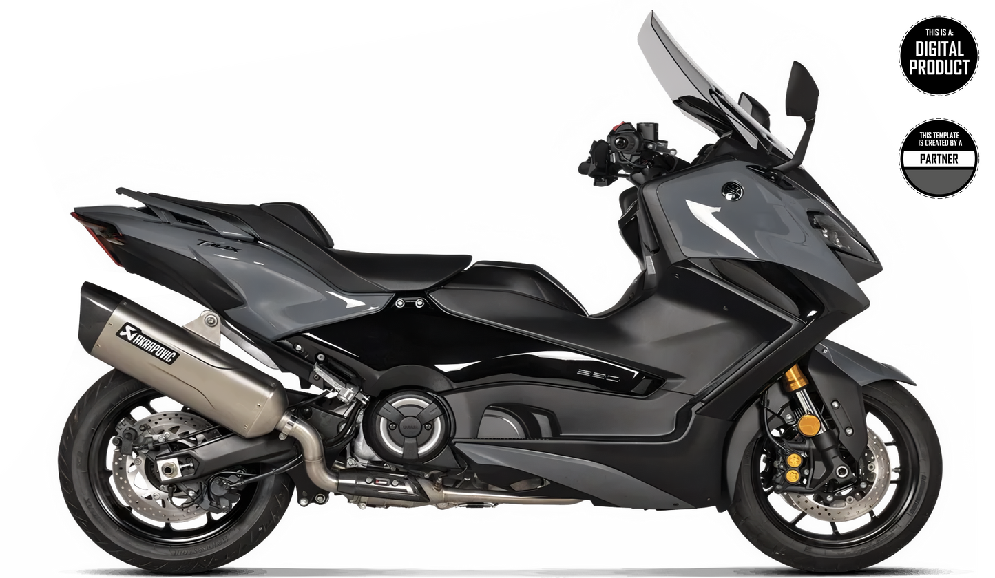 YAMAHA TMAX 560 2022 - 2024 TEMPLATE