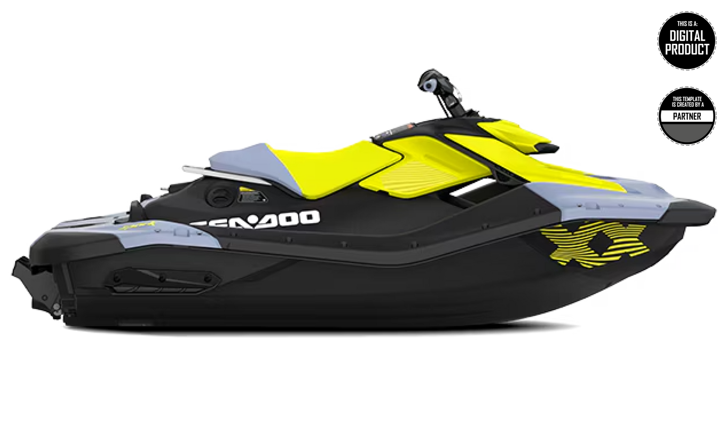SEADOO SPARK & TRIXX 1UP & 2UP 2024-2026 TEMPLATE