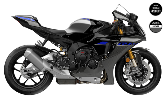 YAMAHA R1 2020-2026 MAC RACING CARBON FAIRINGS TEMPLATE