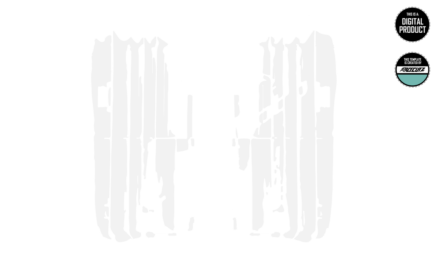 YAMAHA YZF 250 2024-2026 & 450 2023-2026 & FANTIC XXF 250 250-2026 & XXF 450 2023-2026 RADIATOR GUARDS TEMPLATE