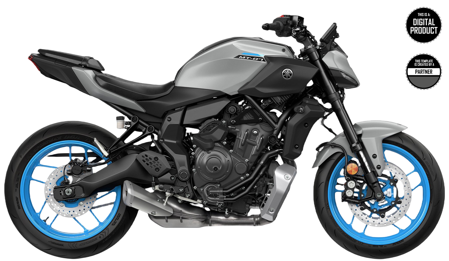 YAMAHA MT-07 2025-2026 TEMPLATE
