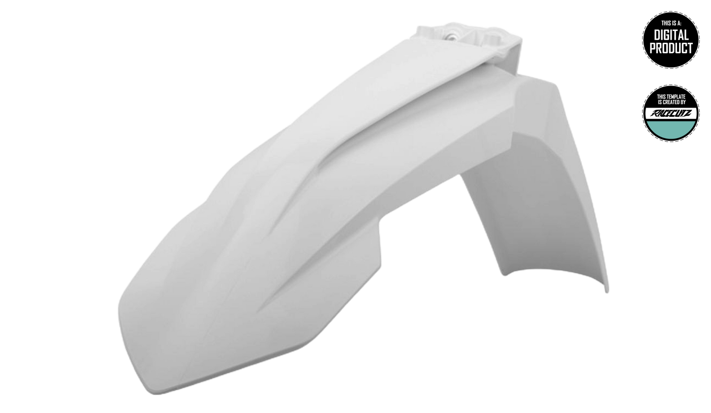 KTM 690 2019-2026 & SMR 2019-2026 FRONT FENDER TEMPLATE