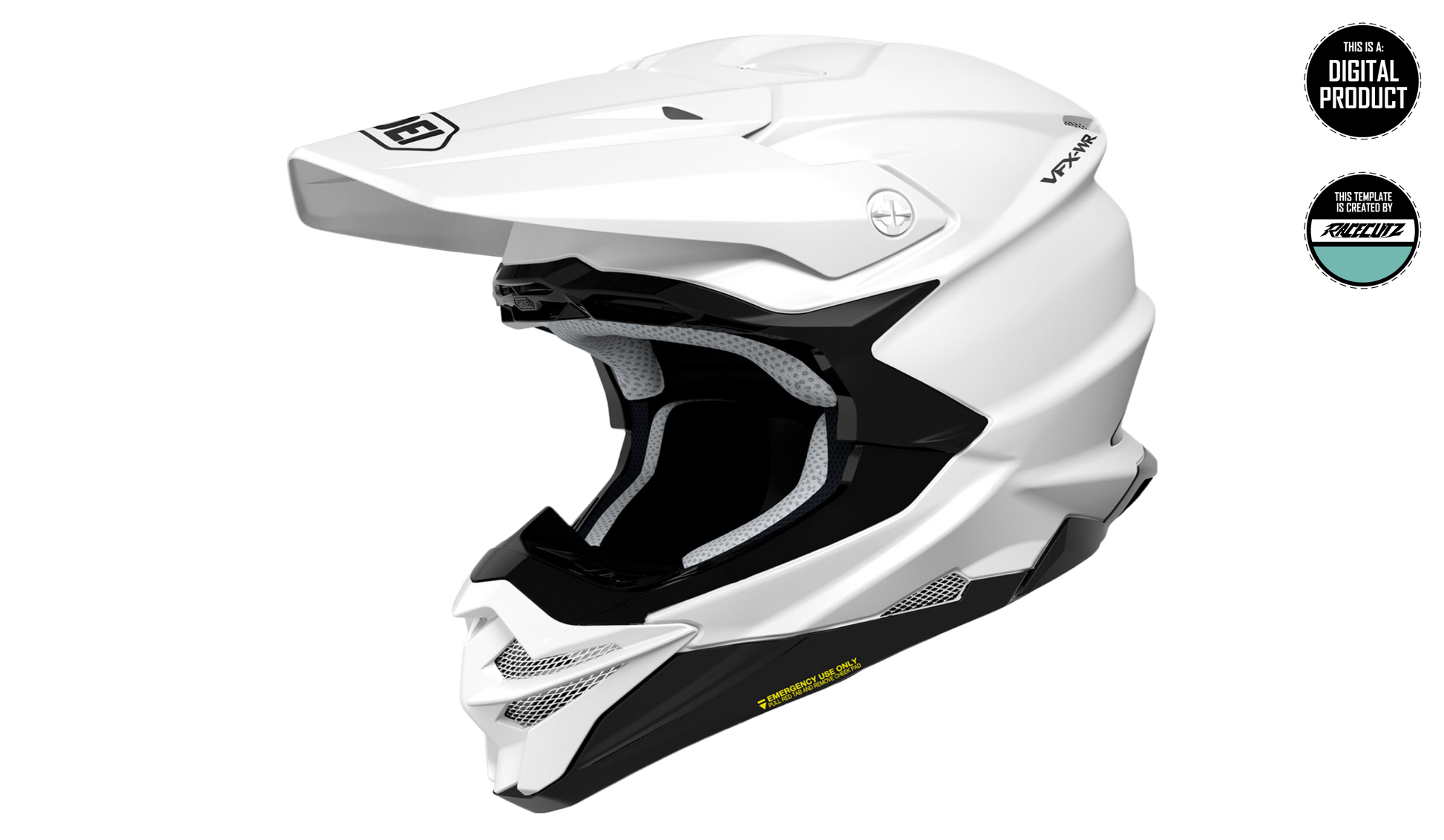 SHOEI VFX-WR - SIZE XSMALL & SMALL TEMPLATE – RaceCutz