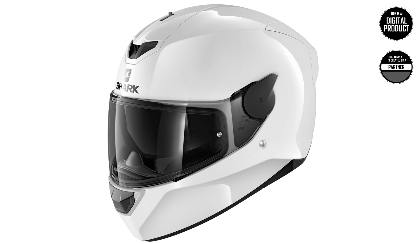 SHARK D-SKWAL 2 - SIZE XSMALL & SMALL & MEDIUM TEMPLATE – RaceCutz