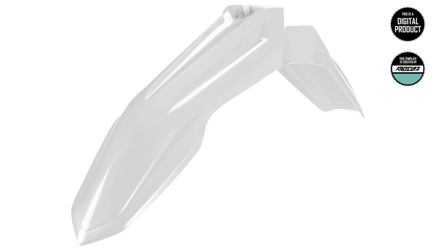 SHERCO SE & SEF 2024-2026 FRONT FENDER TEMPLATE