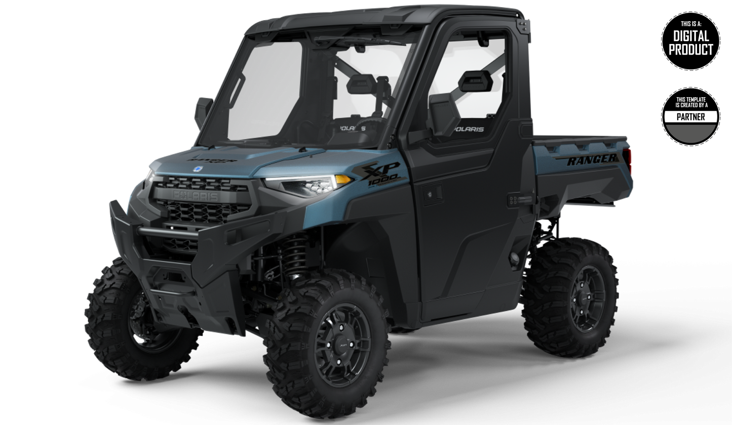 POLARIS RANGER XP 1000 2025-2026 - 2 SEATER TEMPLATE