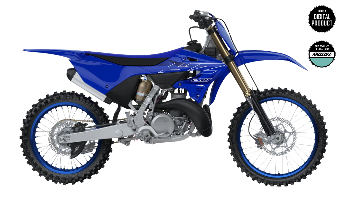 YAMAHA YZ 125&250 2022-2026 - FRAME TEMPLATE