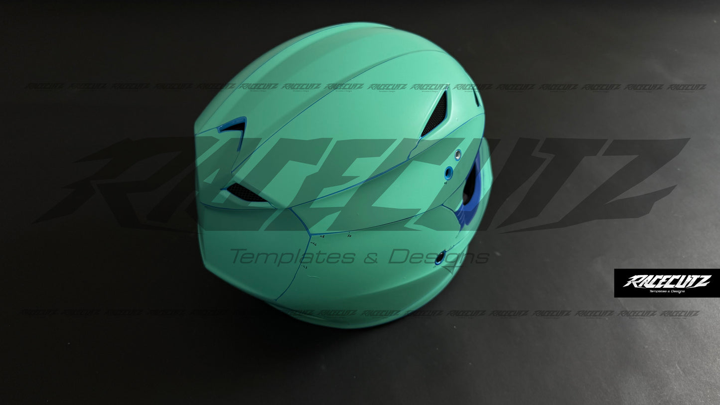 BELL MX-10 MIPS - SIZE SMALL & MEDIUM TEMPLATE