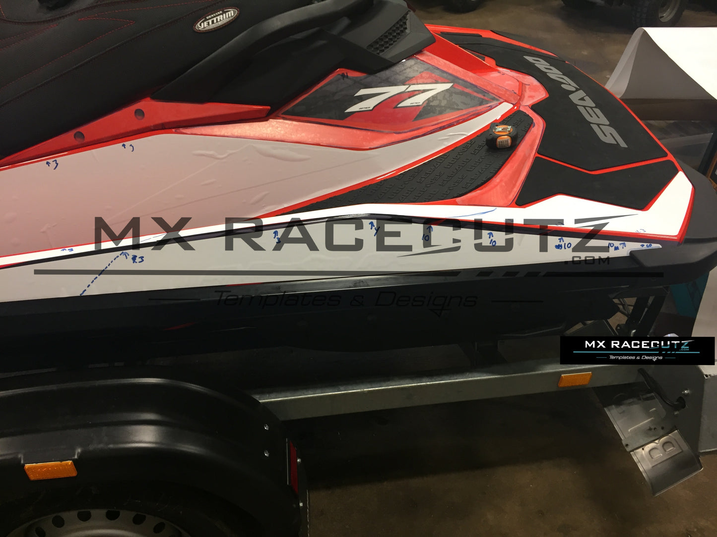 SEADOO RXP-X 2014-2020 TEMPLATE