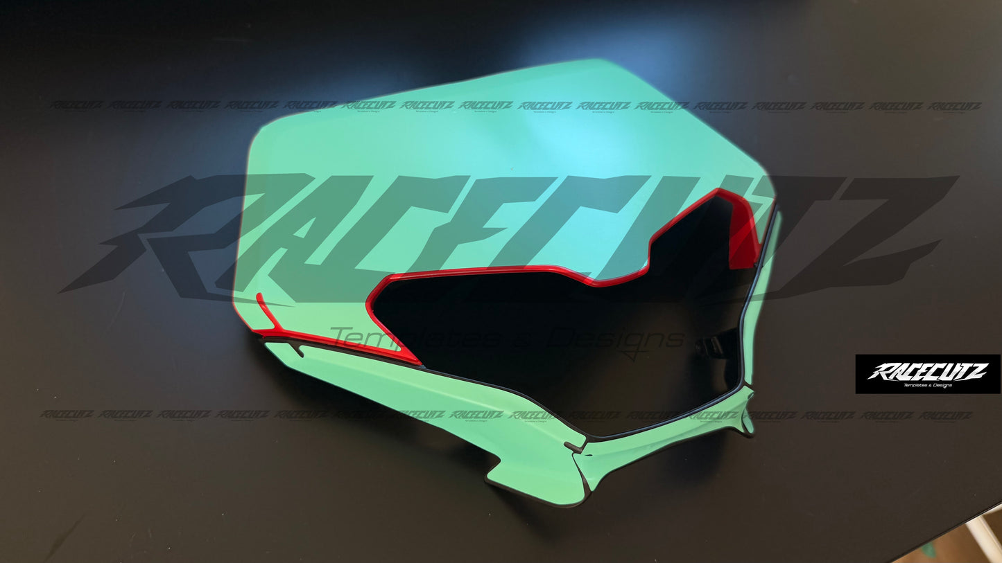 DUCATI DESMO EDS 2026 - HEADLIGHT MASK TEMPLATE