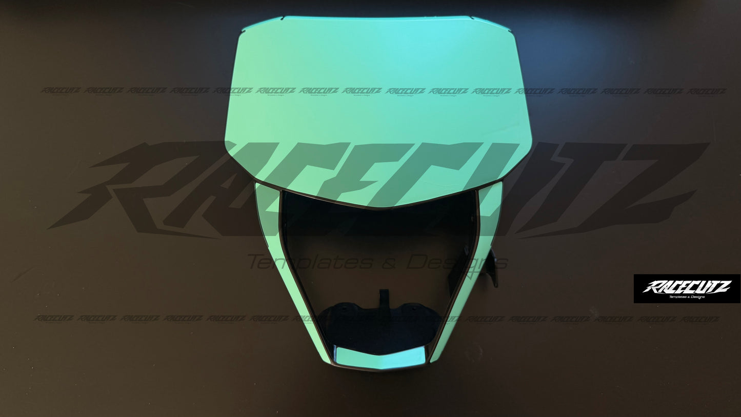 FANTIC XE & XEF 2026 - HEADLIGHT MASK TEMPLATE