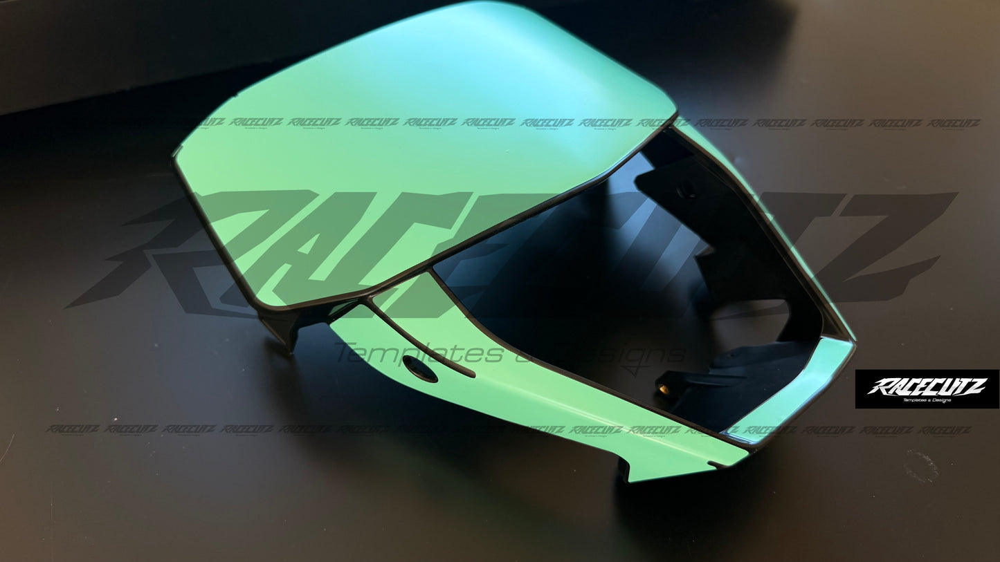 FANTIC XE & XEF 2026 - HEADLIGHT MASK TEMPLATE