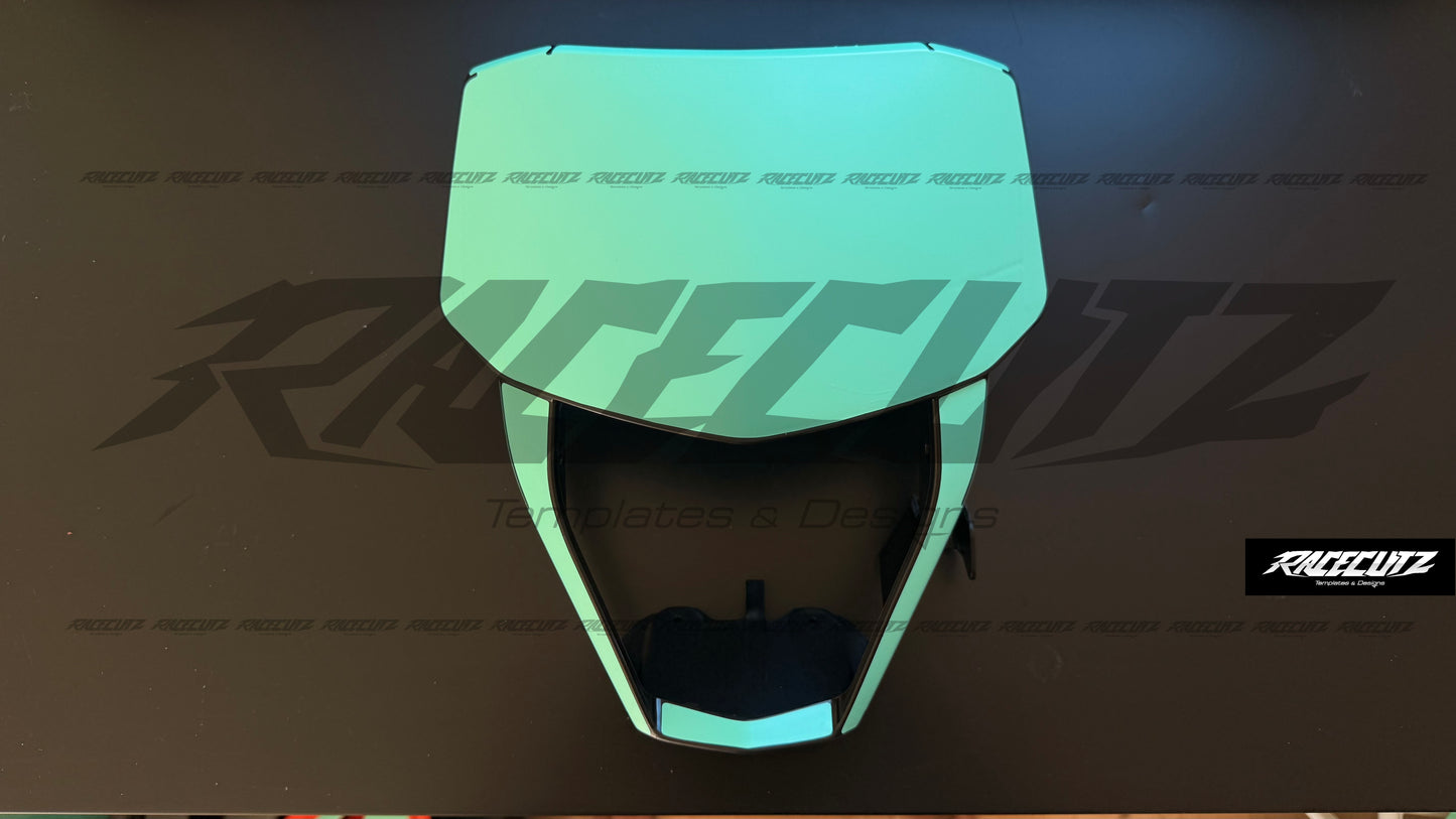 FANTIC XE & XEF 2026 - HEADLIGHT MASK TEMPLATE
