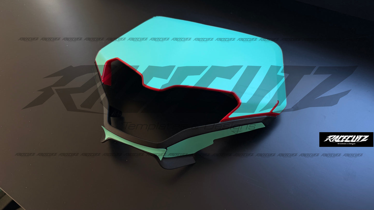 DUCATI DESMO EDS 2026 - HEADLIGHT MASK TEMPLATE