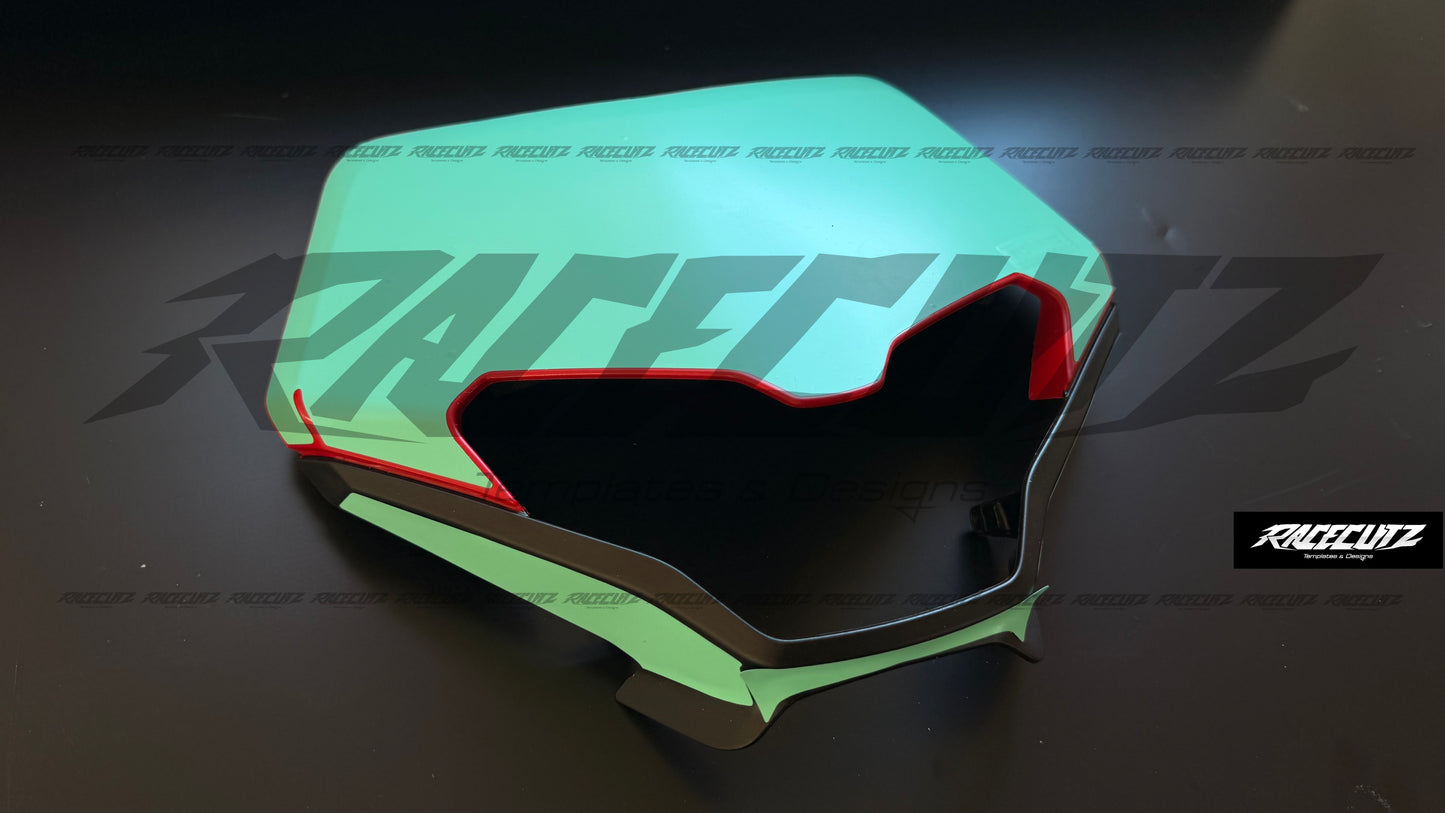 DUCATI DESMO EDS 2026 - HEADLIGHT MASK TEMPLATE