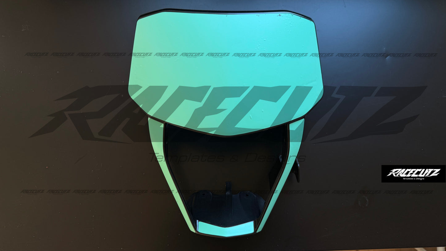 FANTIC XE & XEF 2026 - HEADLIGHT MASK TEMPLATE