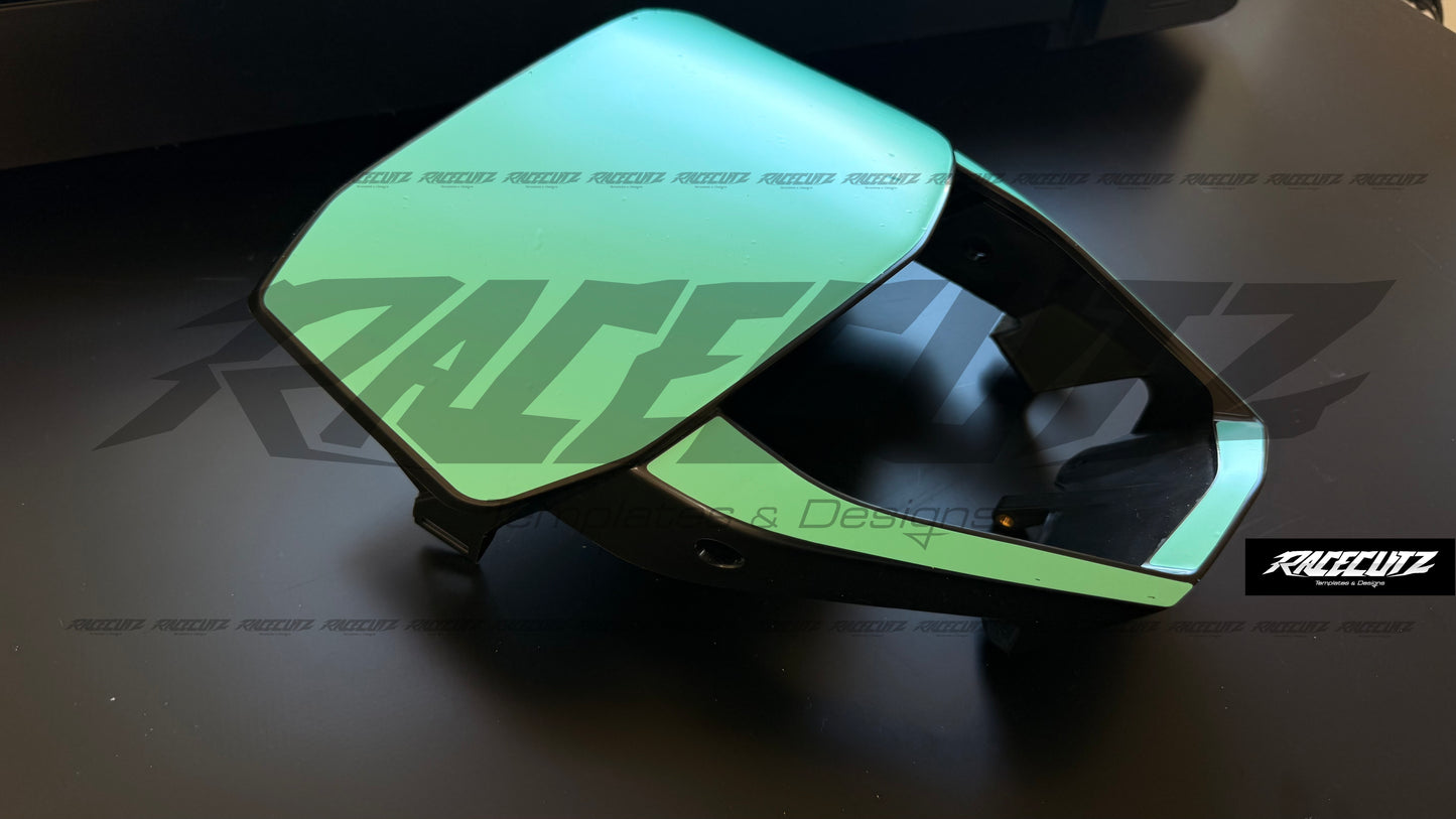 FANTIC XE & XEF 2026 - HEADLIGHT MASK TEMPLATE
