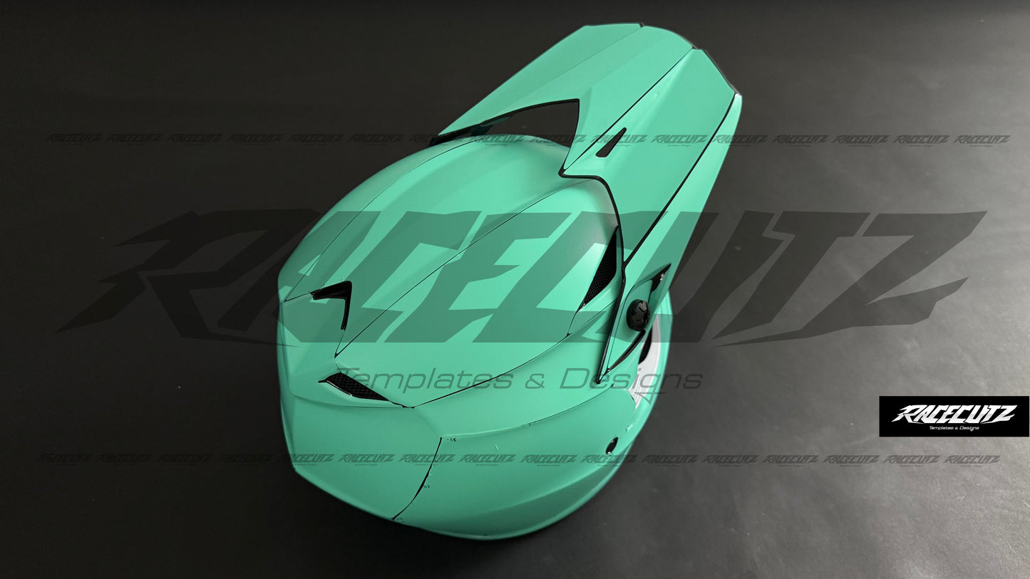 BELL MX-10 MIPS - SIZE LARGE TEMPLATE