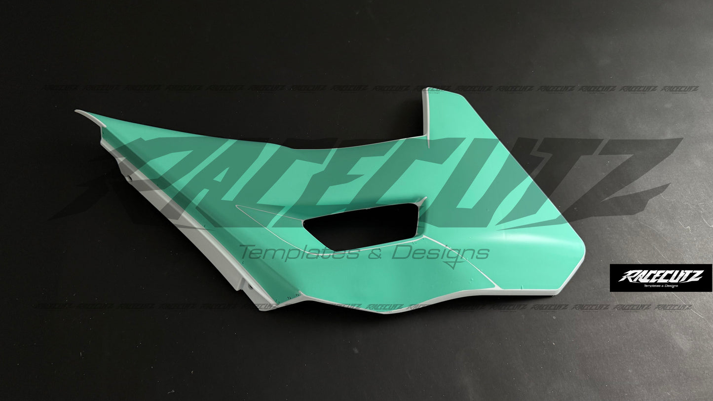 UFO PLASTICS - HUSQVARNA FC+TC 2025-2026 (2024 FACTORY EDITION) & FE+TE 2026 SHROUD TEMPLATE