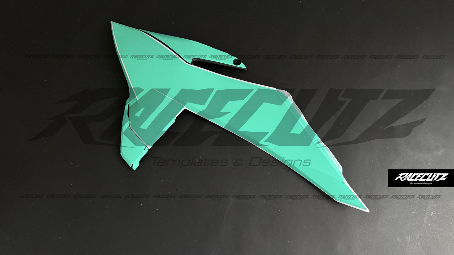 UFO PLASTICS - KTM SX-SXF 2025-2026 (2024 FACTORY EDITION) & EXC & XC-W & XCF-W 2026 SHROUD TEMPLATE