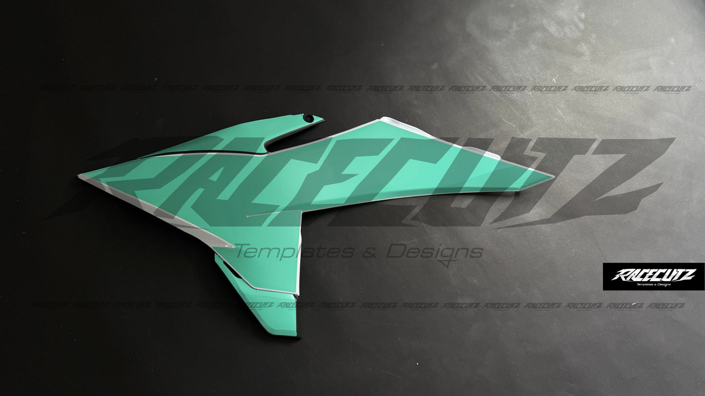 UFO PLASTICS - KTM SX-SXF 2025-2026 (2024 FACTORY EDITION) & EXC & XC-W & XCF-W 2026 SHROUD TEMPLATE