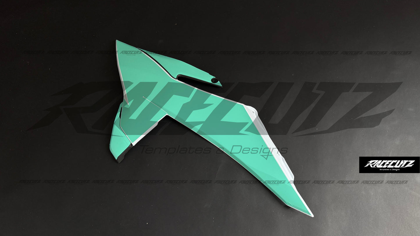 UFO PLASTICS - KTM SX-SXF 2025-2026 (2024 FACTORY EDITION) & EXC & XC-W & XCF-W 2026 SHROUD TEMPLATE
