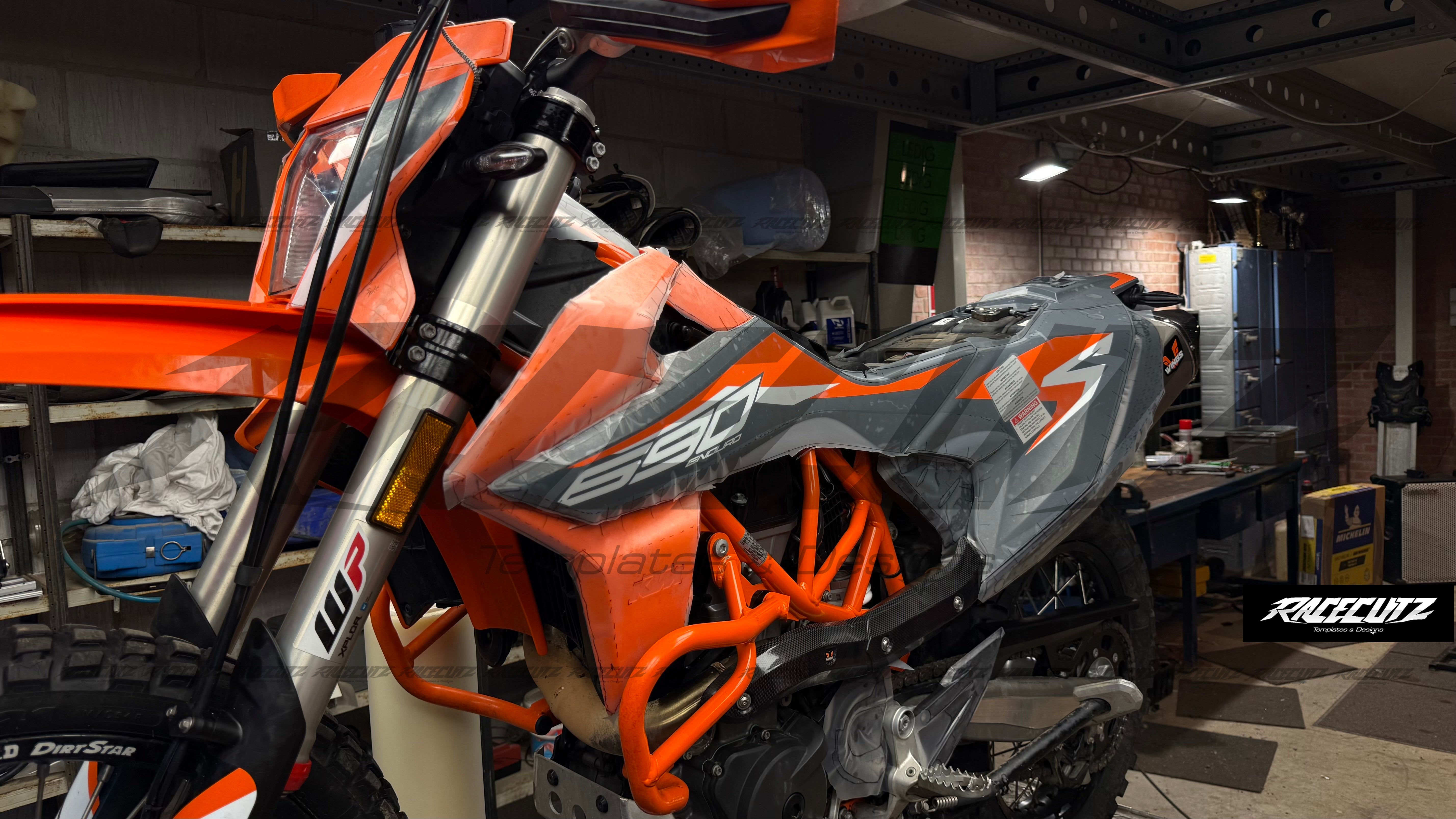 KTM 690 SMC-R & ENDURO R 2020-2025 TEMPLATE – RaceCutz