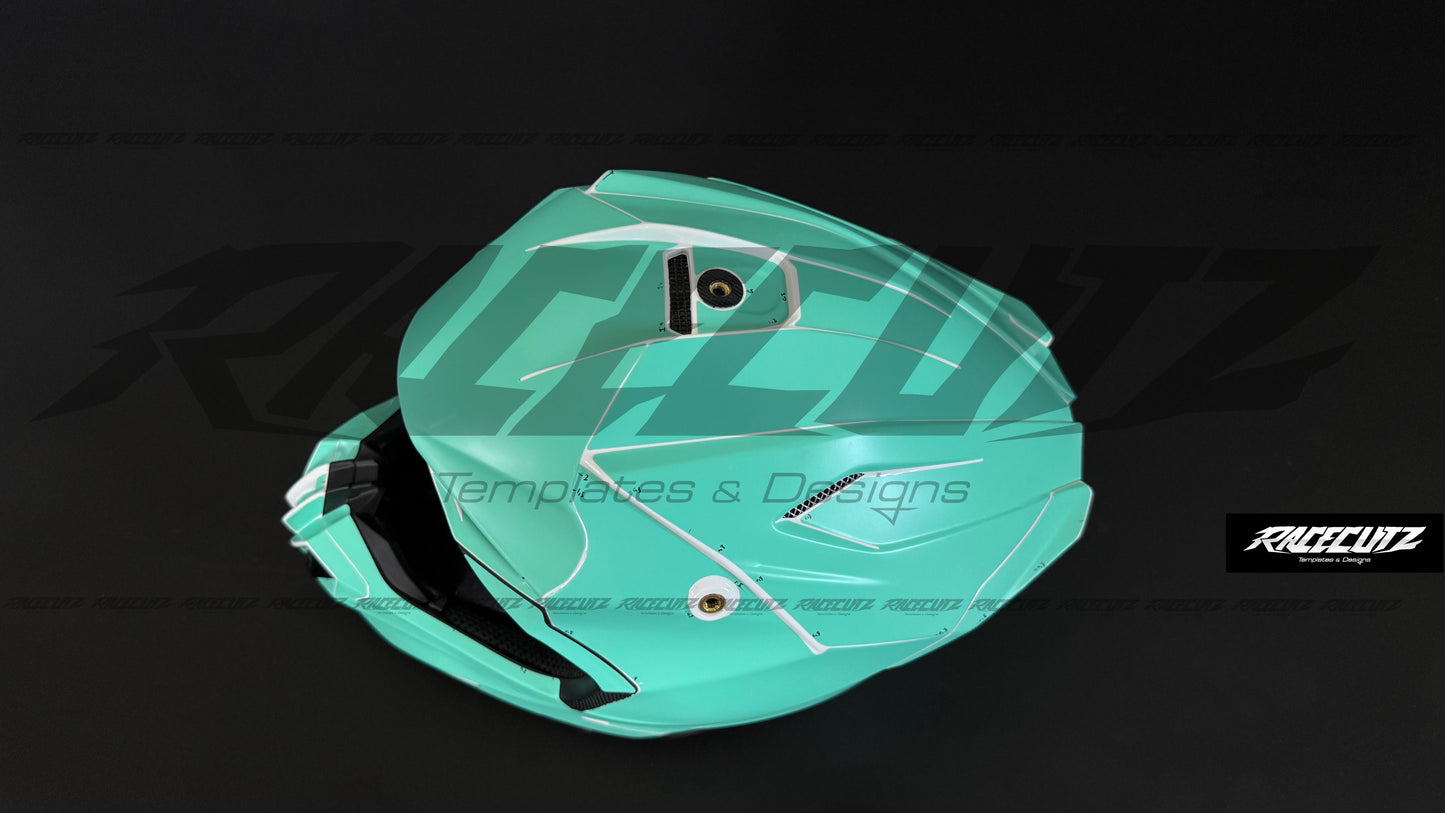 AIROH TWIST 3 - SIZE XSMALL & SMALL & MEDIUM TEMPLATE