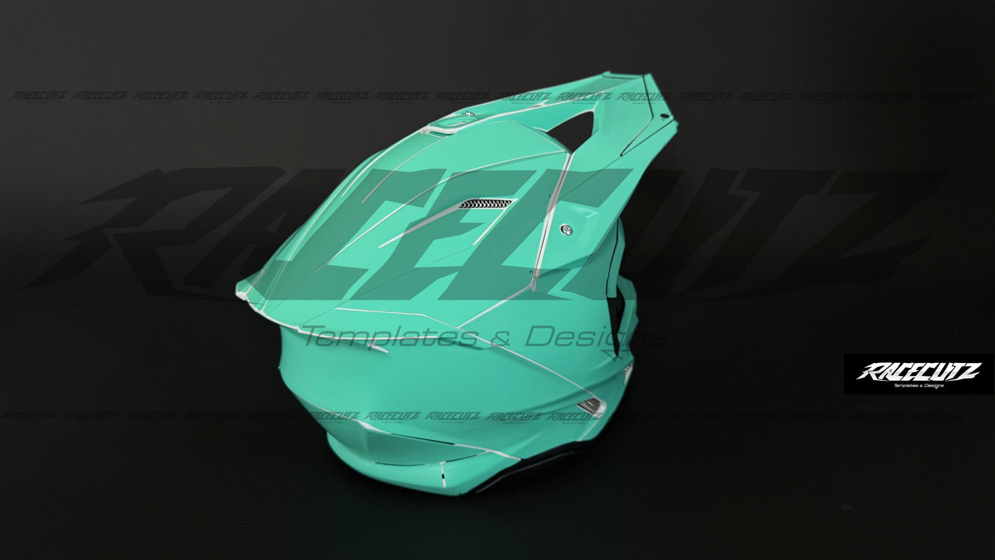 AIROH TWIST 3 - SIZE XSMALL & SMALL & MEDIUM TEMPLATE