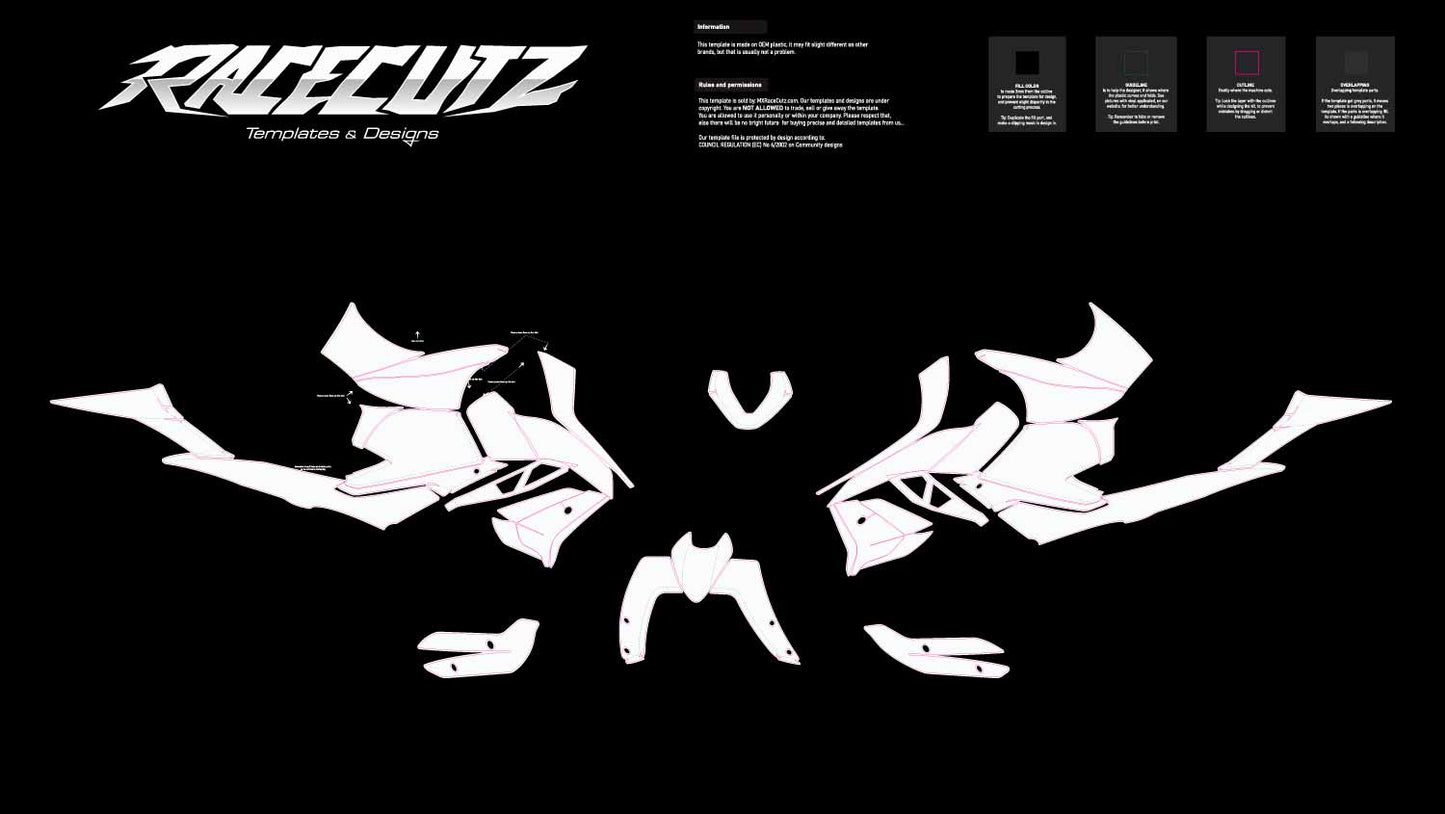 CFMOTO - 450 NK 2024-2025 TEMPLATE