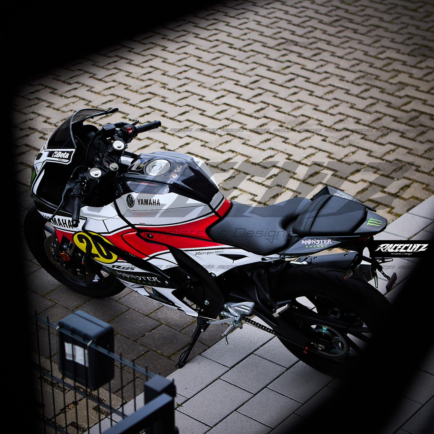 YAMAHA YZF R125 2023-2025 TEMPLATE