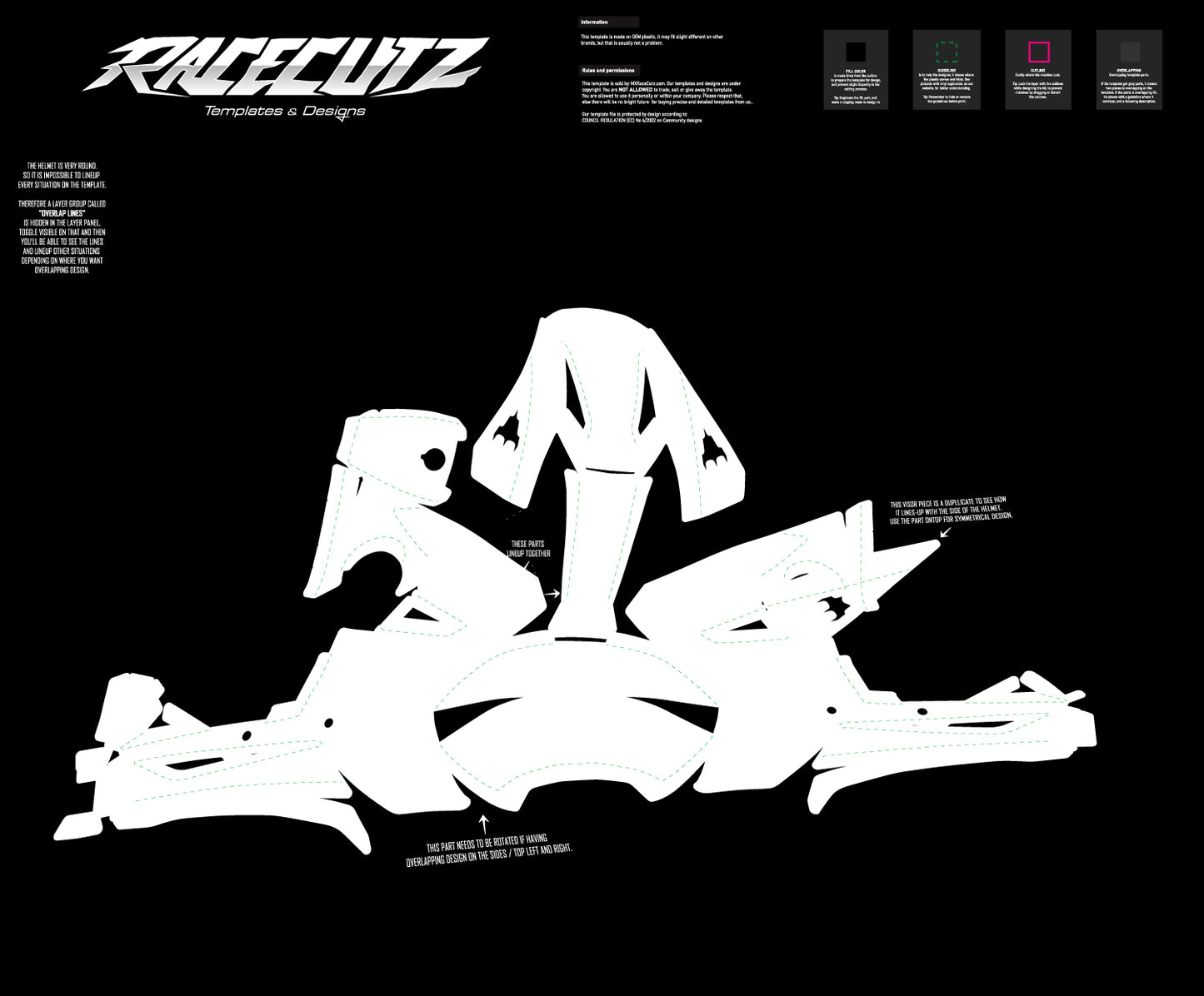 ALPINESTARS SM3 YOUTH MEDIUM TEMPLATE