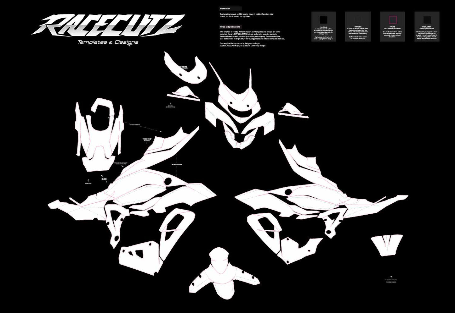BMW S 1000 XR 2024-2026 TEMPLATE