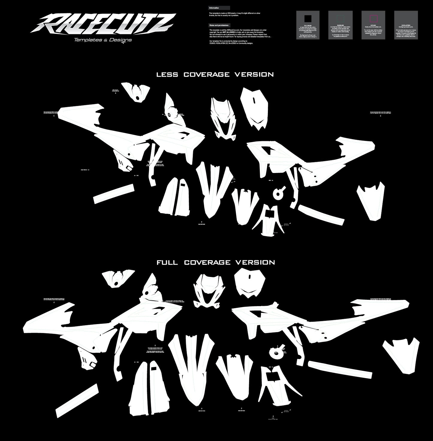 BETA RR 125 4T LC 2021-2024 TEMPLATE
