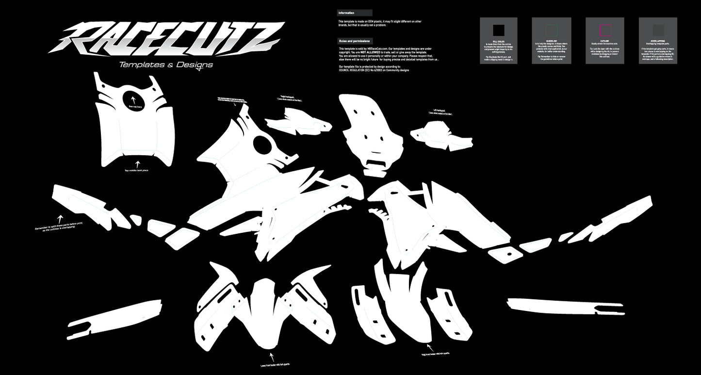 CFMOTO - 450 MT 2024-2026 TEMPLATE