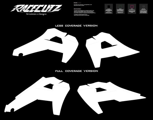 UFO PLASTICS - HUSQVARNA FC+TC 2025-2026 (2024 FACTORY EDITION) & FE+TE 2026 SHROUD TEMPLATE