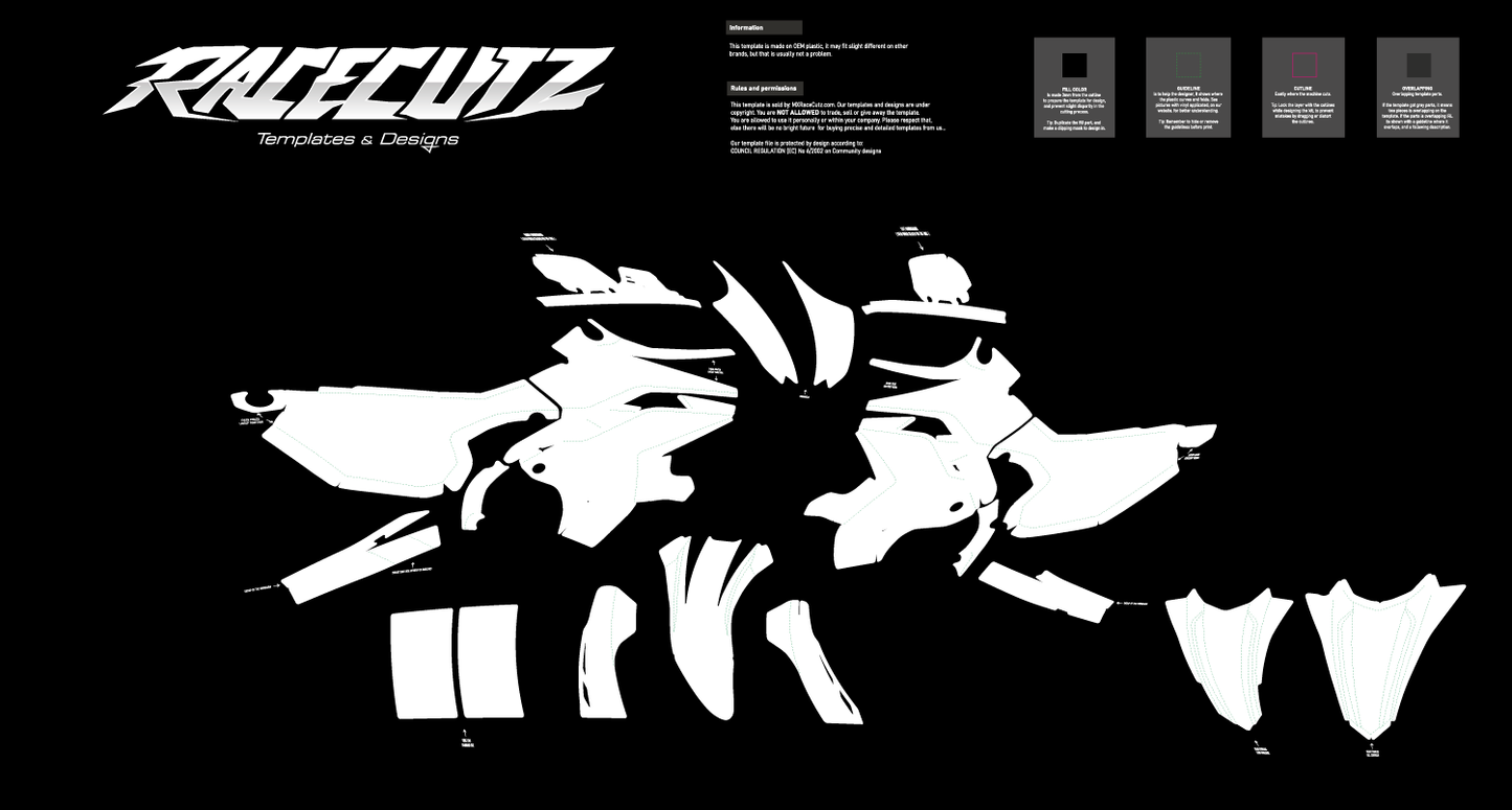 HONDA CRF450RX RALLY 2025 TEMPLATE