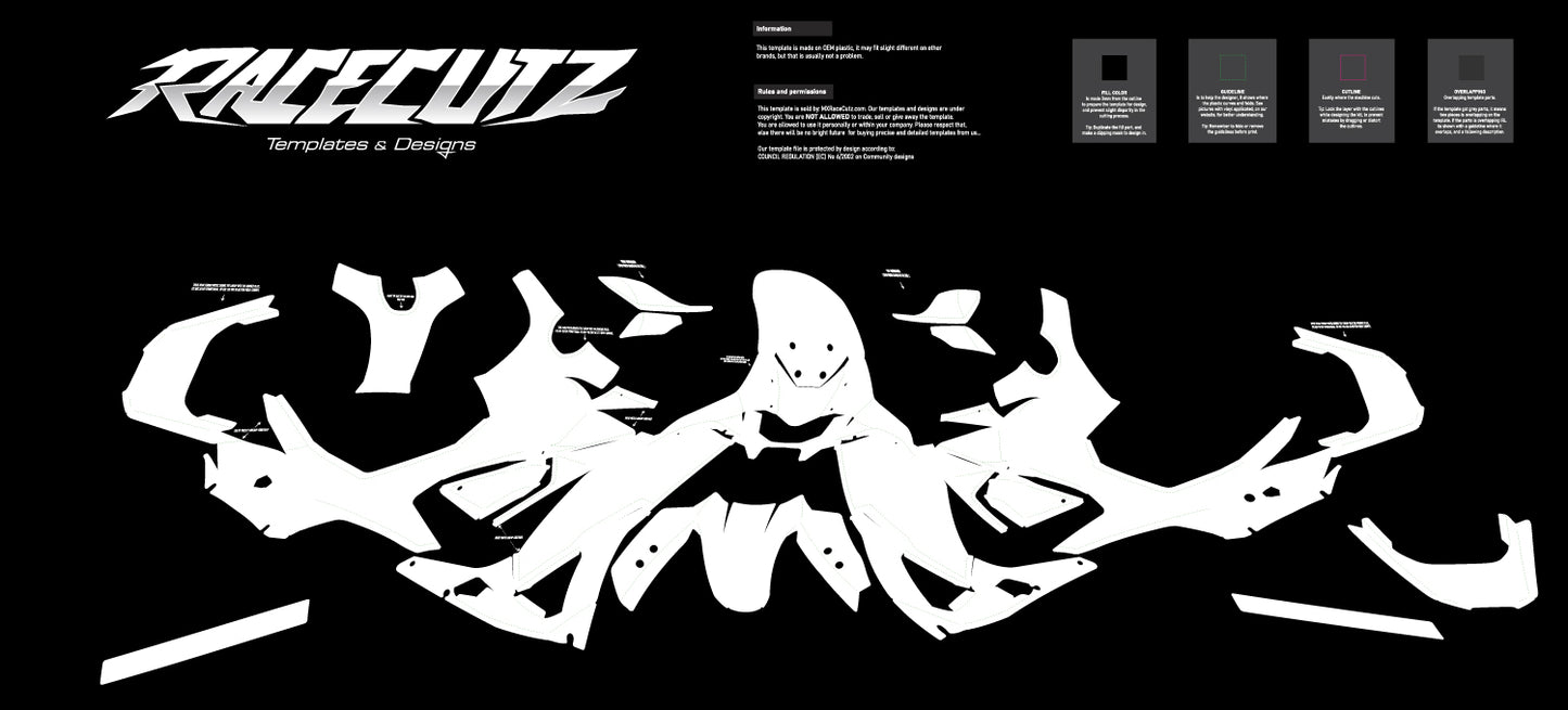 KAWASAKI KLE 500 2026 TEMPLATE