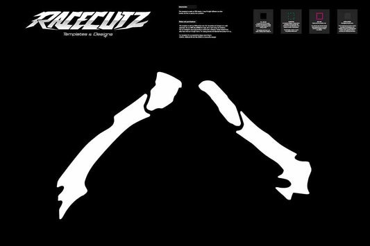 KAWASAKI KX 250 2025-2026 & 450 2024-2026 - FRAME TEMPLATE