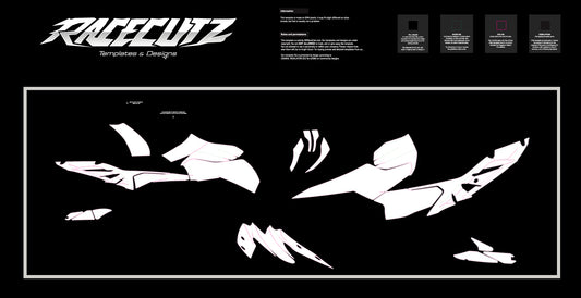 KTM 125 DUKE 2024-2026 TEMPLATE