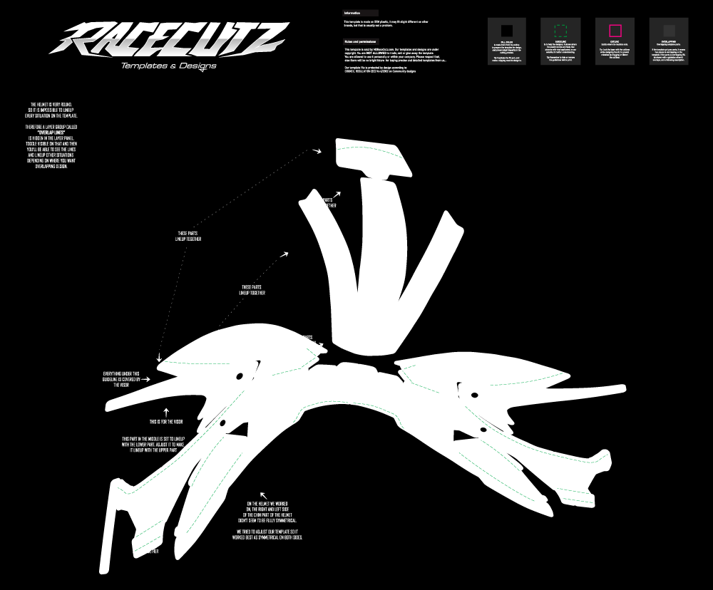 RUROC ATLAS 4.0 CARBON (AT4) - SIZE XSMALL & SMALL TEMPLATE