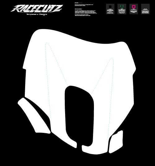 STARK FUTURE - VARG EX+SM - HEADLIGHT MASK TEMPLATE