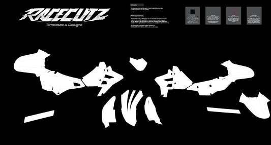 SUZUKI DRZ 400 2000-2024 POLISPORT RESTYLE TEMPLATE