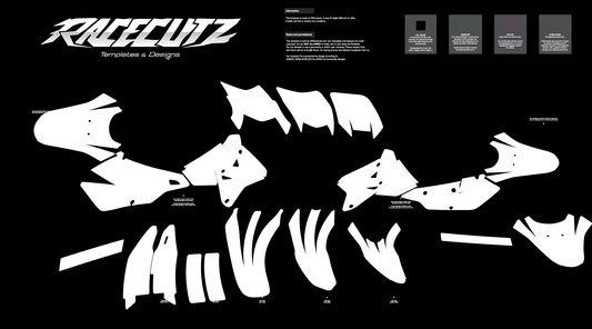 SUZUKI DRZ 400 2000-2024 TEMPLATE