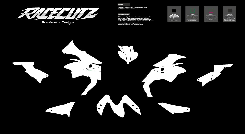 YAMAHA MT 125 2020-2026 TEMPLATE