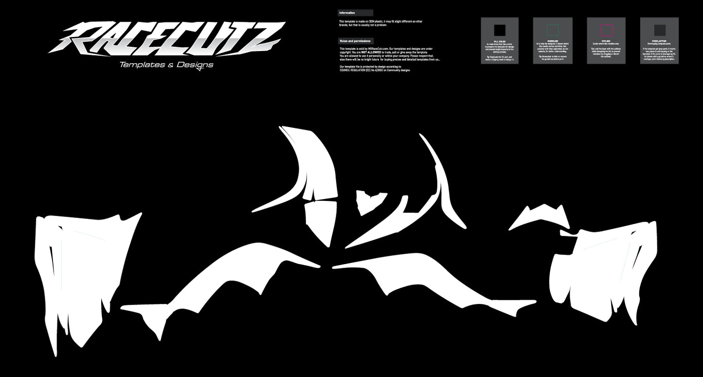 YAMAHA RAPTOR & YFM 110 2024-2026 TEMPLATE