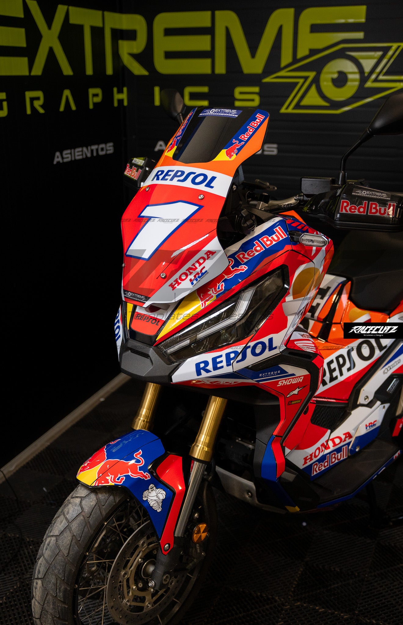 HONDA X-ADV 750 2021-2024 TEMPLATE