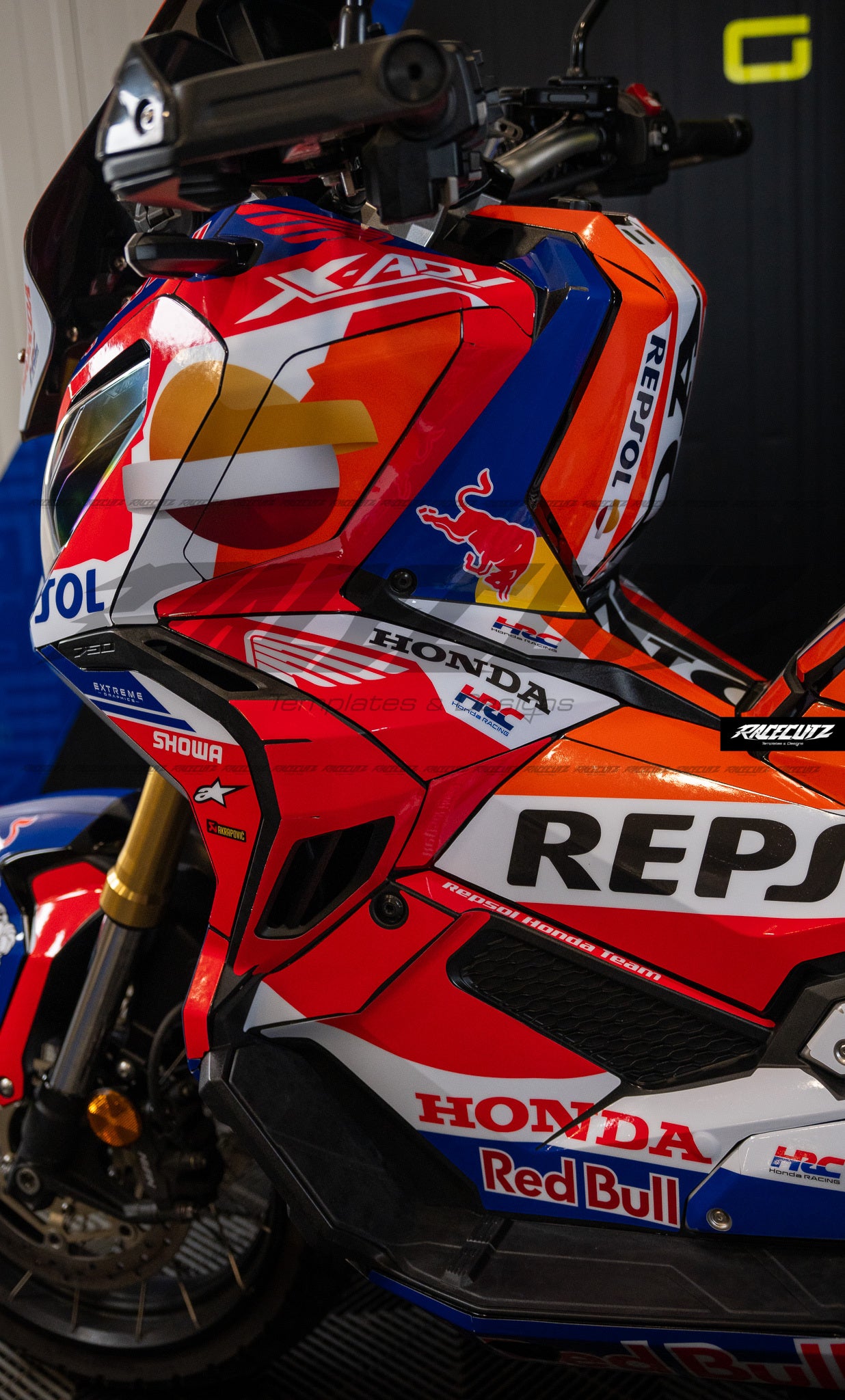 HONDA X-ADV 750 2021-2024 TEMPLATE