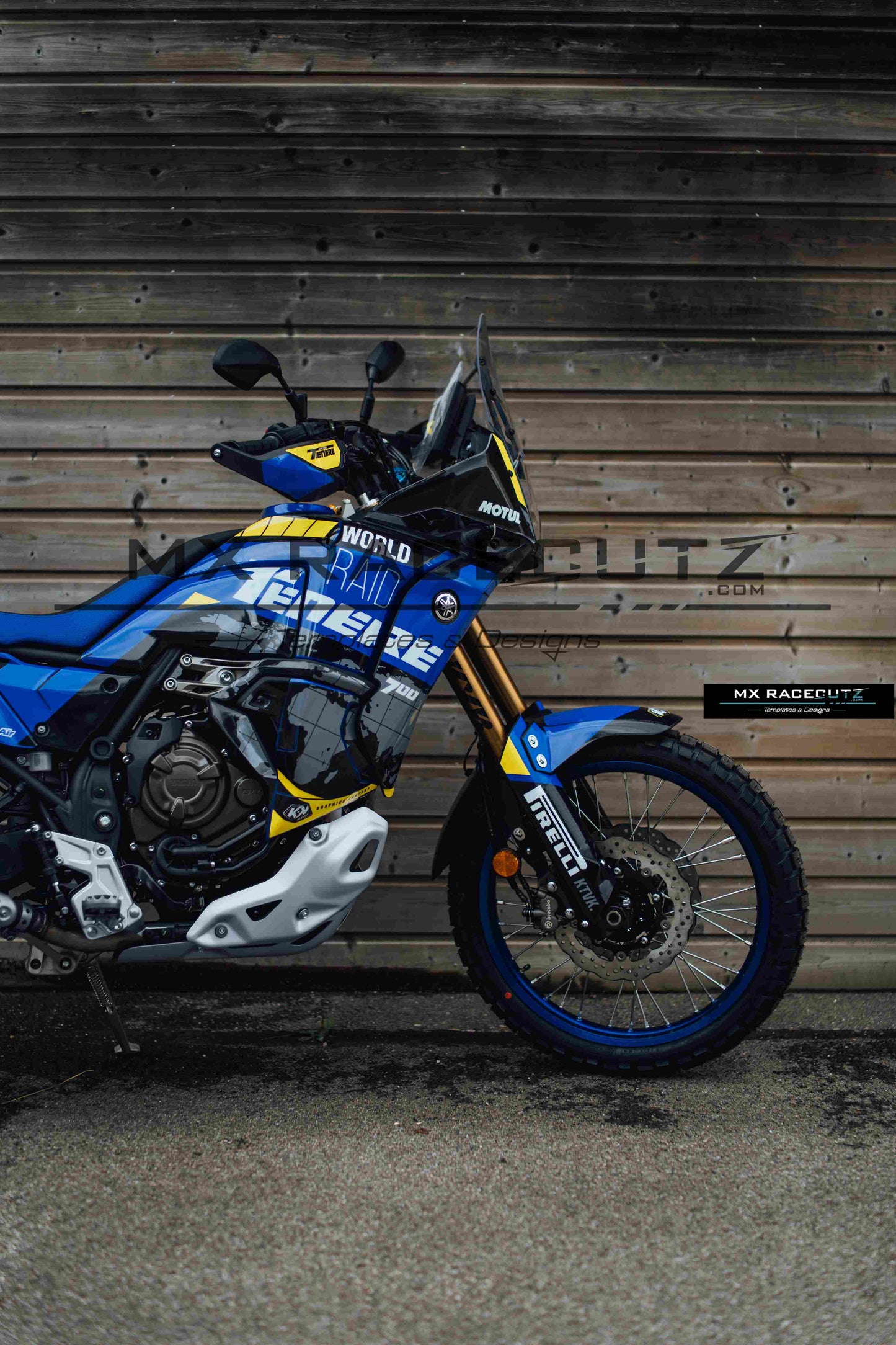 YAMAHA TENERE 700 WORLD RAID 2022-2025 TEMPLATE