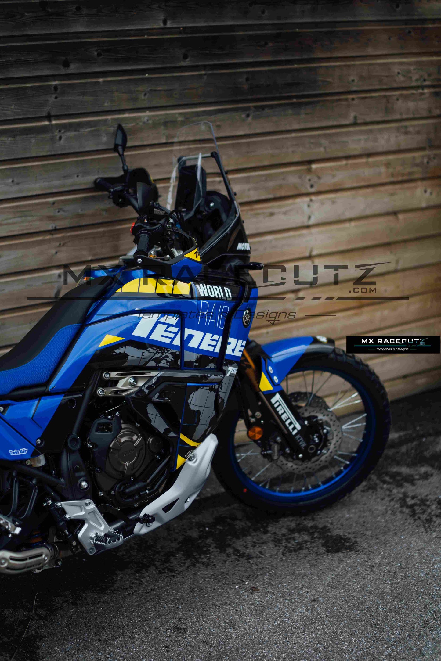 YAMAHA TENERE 700 WORLD RAID 2022-2025 TEMPLATE